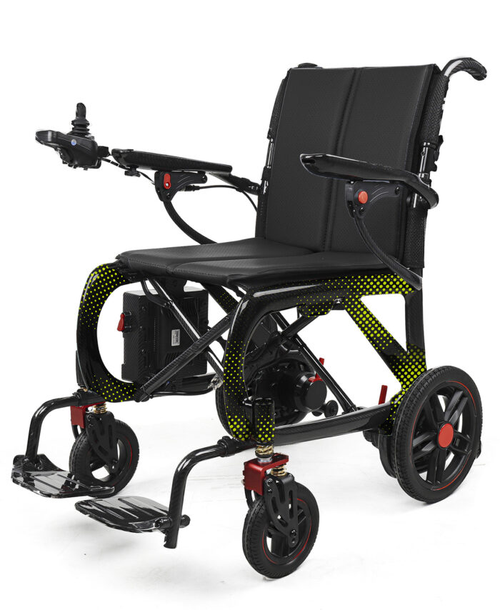 Carbon Fiber Folding Power Wheelchair-2