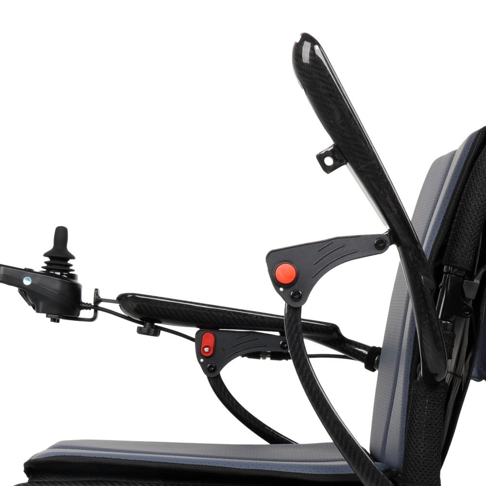 Passionspot Energy Carbon Fiber Folding Power Wheelchair - Image 6