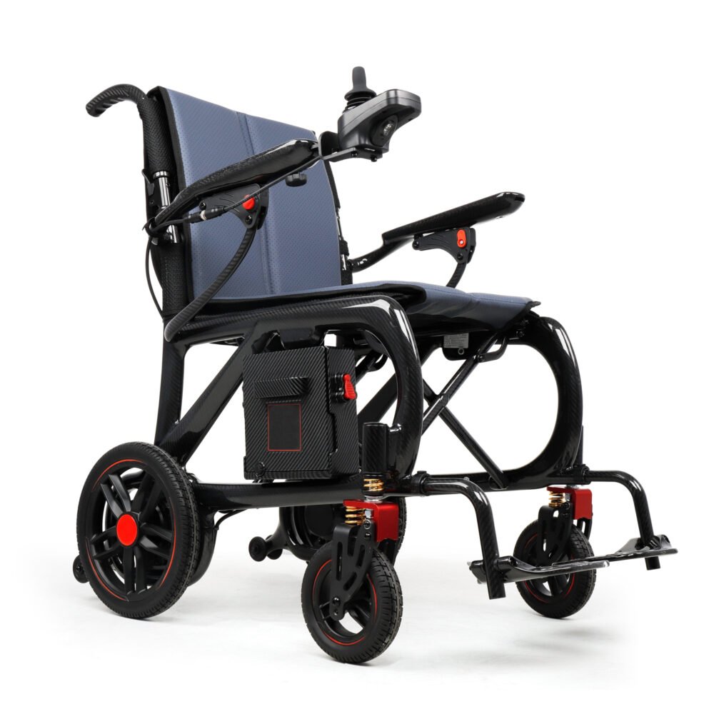 Passionspot Energy Carbon Fiber Folding Power Wheelchair - Image 5