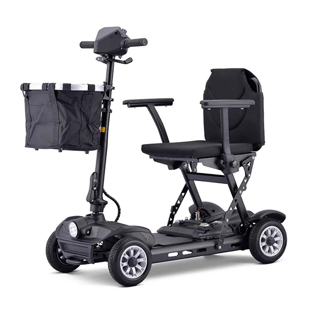 Passionspot AirFold Mobility Scooter – Ultra-Light Folding Design, 24V12Ah Lithium Battery